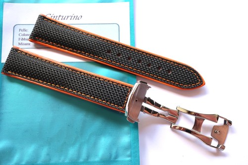 Black orange leather canvas - black,