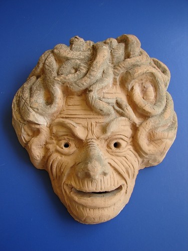 Maschera parete vintage - maschera,