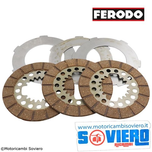 Set dischi frizione vespa - set,