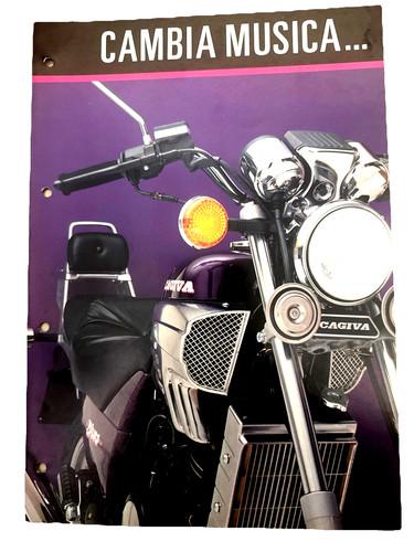 Brochure depliant cagiva - depliant,