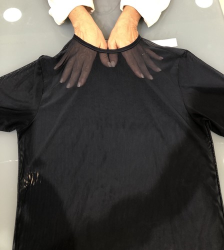 Shirt microrete tulle - t-shirt,
