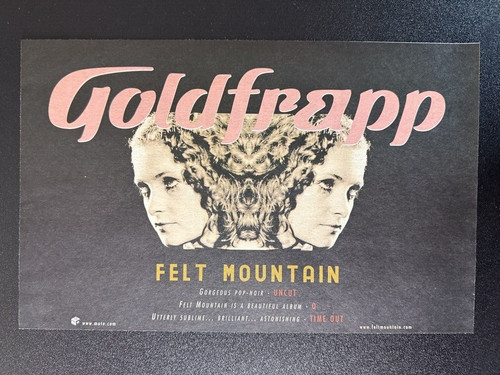 Goldfrapp felt mountain - felt, |