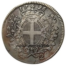 MALTA 2 SCUDI 1796 EMMANUEL DE