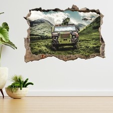 Adesivo murale 3d vista