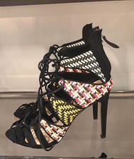 Zara woven ankle boot sandal - ankle,
