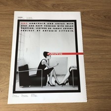 FASH02 MAGAZINE ADVERT 12X9 FLEXFORM A.B.C ARMCHAIR