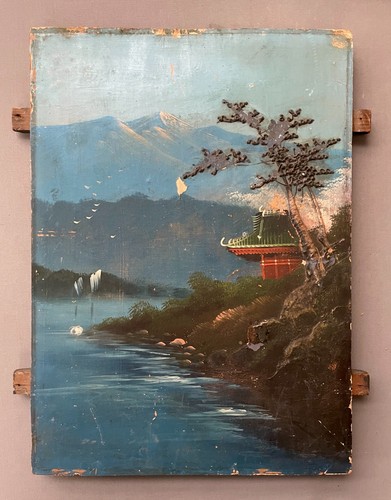 Giappone pittura pannello - giappone,, su