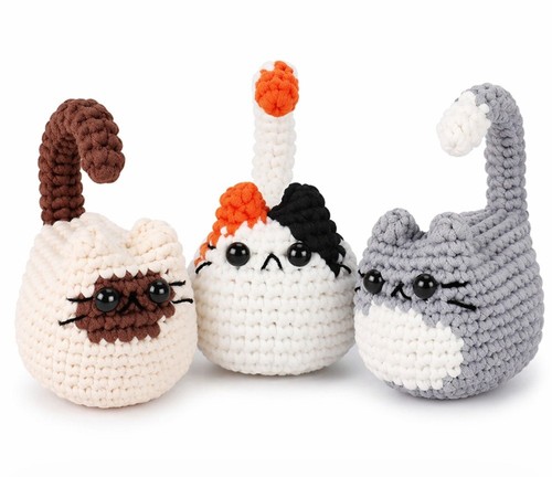 Kit uncinetto gatto - kit, confezione