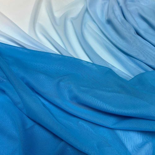 Tessuto tulle elastico sfumato - tessuto,