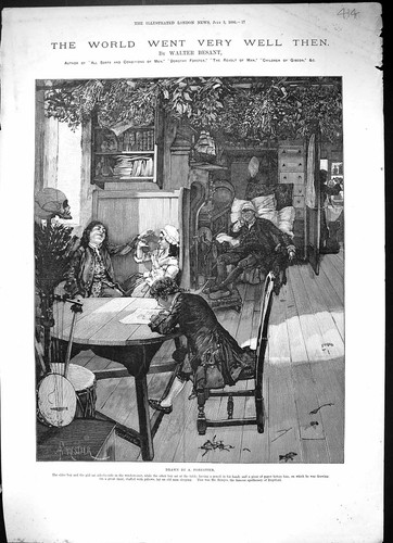 Vecchio tavolo disegno 1886 - tavolo,