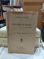 SALOMONE-MARINI COSTUMI ED USANZE DEI CONTADINI DI SICILIA 1897