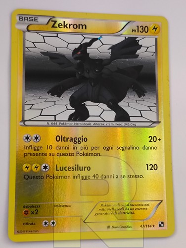 Zekrom nero bianco - zekrom, ®