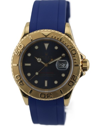 Rolex yacht master - blu, oro