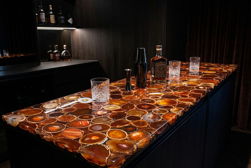 Bancone bar agata rossa - in,