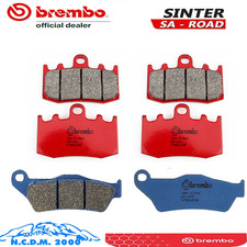 PASTIGLIE FRENO BREMBO ANTERIORI + POSTERIORI PER BMW R 1150 GS ADVENTURE 2002