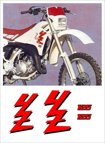 Kit adesivi yamaha 125 wr - 125,