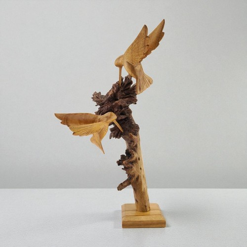 Colibrì legno intagliato a - legno,