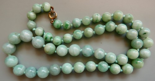Bella collana vintage - vintage, giada