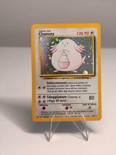 Carta pokemon chansey holo - pokemon,