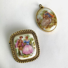 Lotto Spilla Pendente Ciondolo