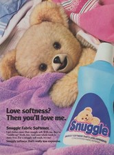 1987 Snuggle Laundry Fabric