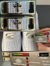 Sneakers ghiacciate oro