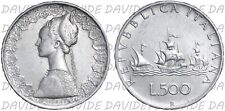 04406] REPUBBLICA ITALIANA - 500 LIRE CARAVELLE D' ARGENTO ANNO 1964