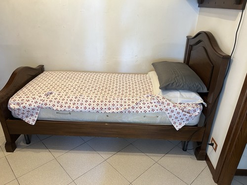 Letto singolo legno - legno, di