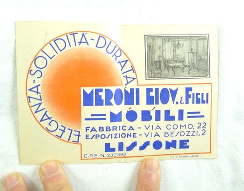 Vecchia pubblicità mobili - vecchia,