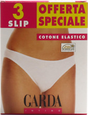 6 Slip donna Garda a fianco basso in morbido cotone elasticizzato art 3900