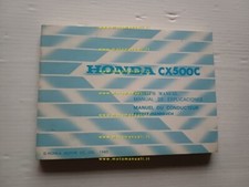 Honda CX 500 C Custom 1980 manuale uso manutenzione inglese originale