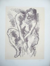 DE AMICIS Cristoforo - Litografia firmata - certificato galleria - cm 50 x 70