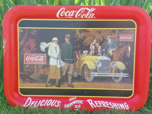 Coca cola metal drinks - coca-cola, trays