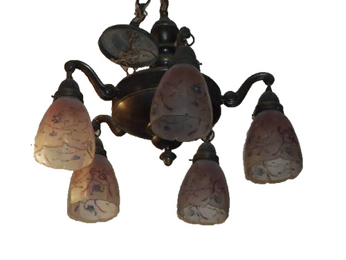 Lampadario liberty bocce - lampadario,