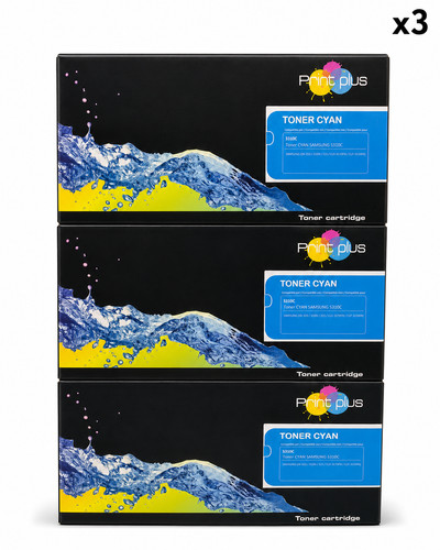 Toner ciano compat - 3x, samsung