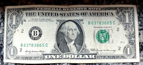 Banconota dollaro 1969 - da,