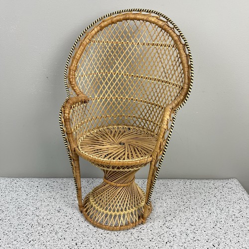 Sedia vintage vimini - , rattan