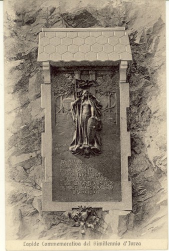 Ivrea lapide commemorativa - ivrea, -lapide