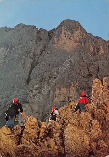 Cartolina dolomiti gruppo - cartolina,