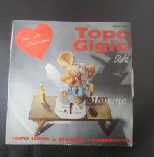  TOPO GIGIO_vinile 45giri  MAMMA-MAMMA PASSEROTTO PATHE AQ 1197 NUOVO MAI USATO 