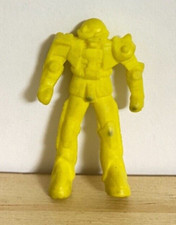 Zaku Mobile Suit Gundam Eraser Figure anni 80 giallo raro vintage dal Giappone