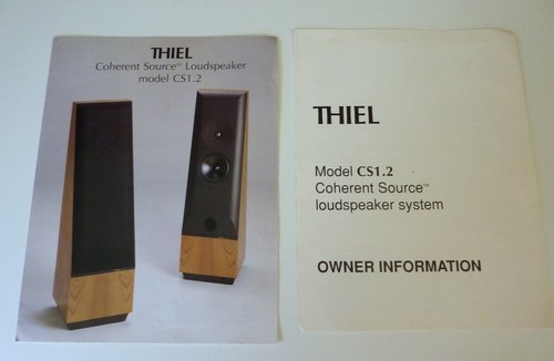 Brochure altoparlante thiel - brochure,