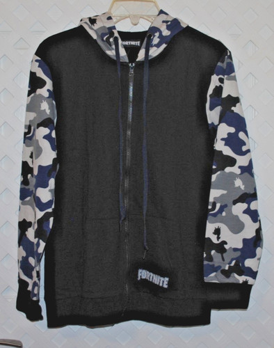 Felpa con cappuccio zip - con,