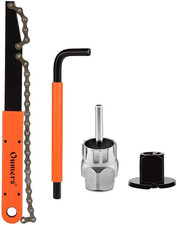 Bike Cassetta Strumento Di Rimozione, Kit Attrezzi Bici Con Frusta Della Catena 