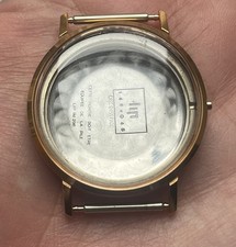 NOS @ BOITIER PLAQUE OR POUR MONTRE LIP ELECTRONIC R148 @ LIP CASE WATCH @ R148