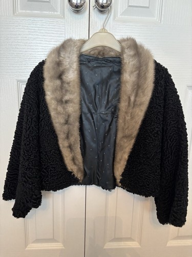 Giacca bolero agnello - , persiano