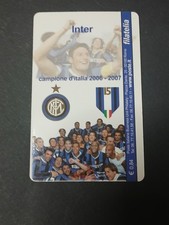 INTER SCHEDA FILATELICA CAMPIONE D'ITALIA 2006-2007