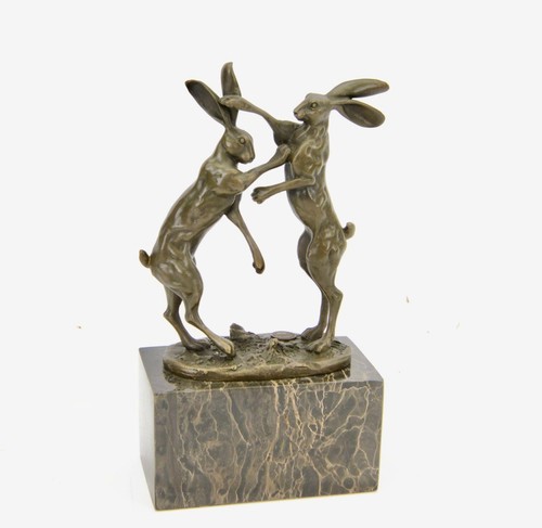 Antica coppia lepri maschi - di,