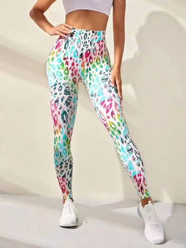 Leggins donna push - up, vita