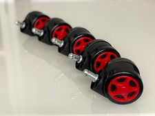 Ruote rosse di ricambio ruote